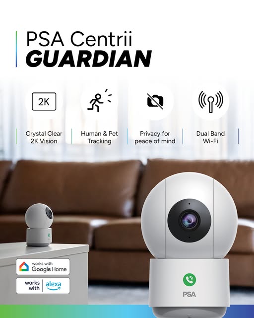 PSA Guardian 2K indoor camera upgrade and maintenance service in Maryborough