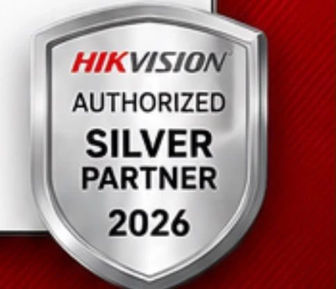 Hikvision Authorized Silver Partner 2026 badge