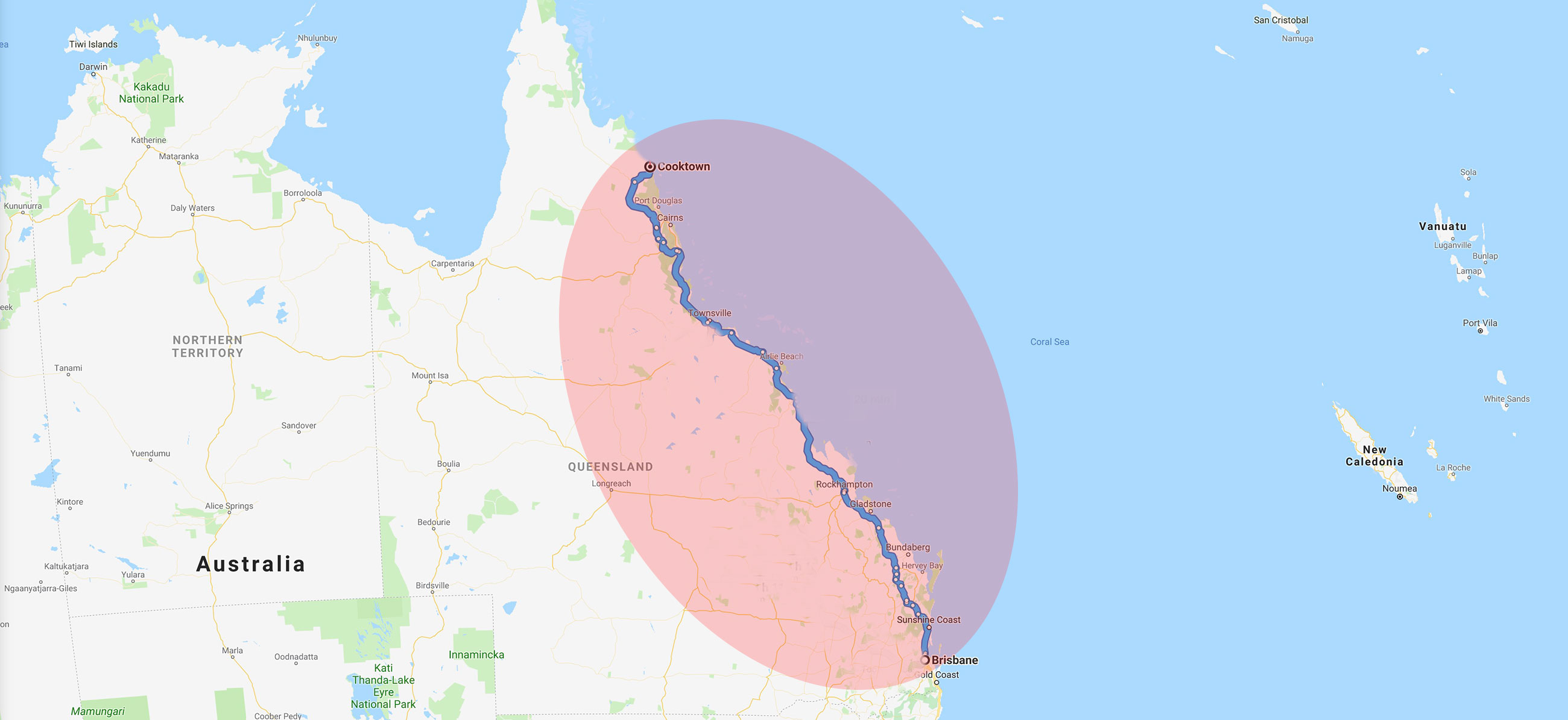 Service area Map